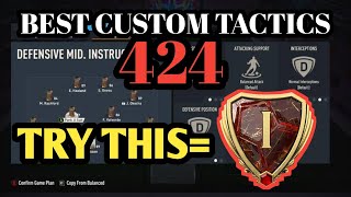 BEST 424 CUSTOM TACTICS EA FC 24 [upl. by Schofield]