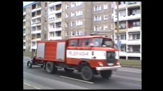 Feuerwehr Gera 1992 DDR SoSi ADW  TLF 16 GMK  GW [upl. by Verbenia]