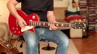 1974 Gibson Les Paul quotDeluxequot red sparkle Part2 [upl. by Hoenack]