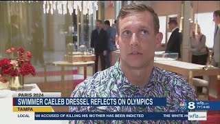 Swimmer Caleb Dressel reflects on Olympics [upl. by Werda]