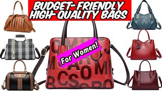 TOP 10 BEST LUXURY LEATHER BAG COLLECTIONS FOR OVER 40 WOMEN 2024 🛍👜👛👜👝 [upl. by Annadiane]