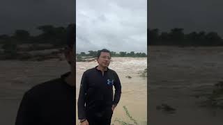 Flood flow water to Dindi Reservoir Nalgonda District [upl. by Rolando]