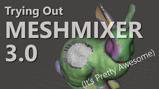 Playing around in Meshmixer 30  Very Impressed [upl. by Lowndes]