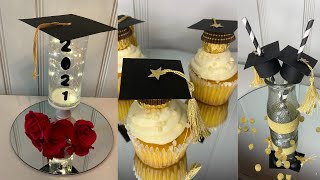 DIY Graduation Party DecorationsDollar tree graduation DIY 2021 [upl. by Introk]