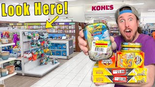 HURRY Found Kohls SECRET Clearance Pokemon Cards [upl. by Eppesiug357]