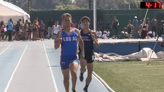 2016 Track  California Relays 1600M Boys Invitational Race [upl. by Krigsman]