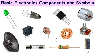 Symbols of electronic components part 1 [upl. by Suiravat]