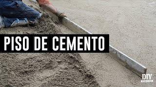 Cómo hacer un PISO FIRME DE CONCRETO de 5cm de espesor con concreto premezclado  MEJORA TU CASA DIY [upl. by Ahsina158]