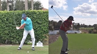 JASON DUFNER  SYNCED DRIVER GOLF SWING FACEON DTL REG amp SLOW MOTION  1080p HD [upl. by Enailil]