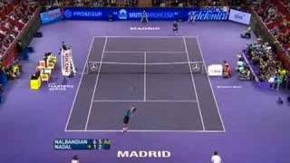 NALBANDIAN vs NADAL MADRID TMS 2007 QF [upl. by Anifad962]