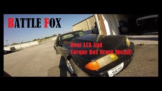 Drift Foxbody Mustang LCA And Torque Box Reinforcements [upl. by Aibat]