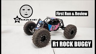 GMade R1 Rock Buggy First Run and Review [upl. by Sansen]