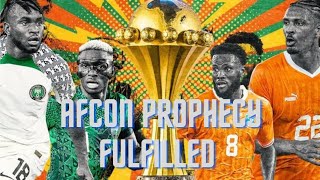 Afcon prophecy fulfilled South Africa won Ivory Coast won Nigeria won [upl. by Emalia]