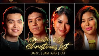 GrownUp Christmas List  Cover by  Daryl Ong Sam Mangubat Katrina Velarde Gigi De Lana [upl. by Shane]