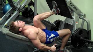 How To OneLeg Press Cybex [upl. by Tymon]