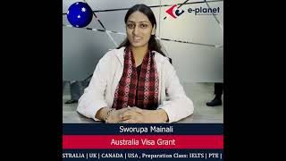 Sworupa Mailnai Eplanet Australia Visa Grant [upl. by Zzaj]