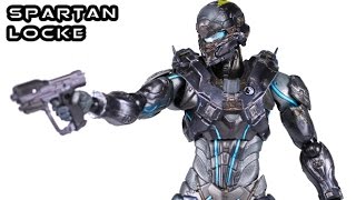 Play Arts Kai SPARTAN LOCKE Halo 5 Guardians Figure Review [upl. by Llednyl]