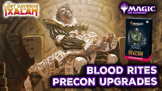 LOST CAVERNS OF IXALAN COMMANDER PRECON UPGRADES Blood Rites Vampire Precon [upl. by Kee233]