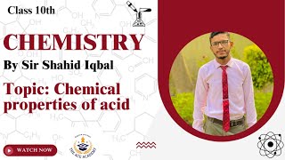 Chemical Properties of AcidChemistry 10th ClassBy Sir Shahid Iqbal [upl. by Garceau]