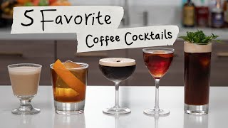 5 Favorite Coffee Liqour Cocktails [upl. by Capp]