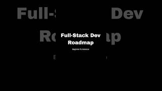 FullStack Dev Roadmap trending coding shortviral shortsvideo fullstack roadmaptosuccess [upl. by Esiole475]