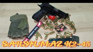 SARSILMAZ K245 BAKIM ZAMANI K245 TABANCA KULLANIMI [upl. by Settle]