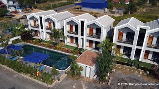 Samot Khsach Resort II in Kampot Cambodia Sea Sand II [upl. by Hulton904]