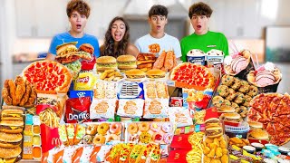 EATING 100000 CALORIES IN 24 HOURS CHALLENGE [upl. by Harret]