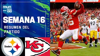 Pittsburgh Steelers vs Kansas City Chiefs  Semana 16 NFL Game Highlights [upl. by Janith]