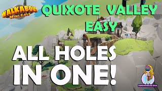 Quixote Valley All Holes In One Guide  Walkabout Mini Golf [upl. by Zanlog]