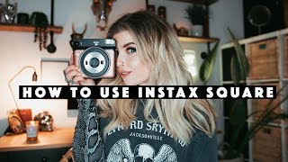 How to use Fujifilm Instax Square SQ6  example photos [upl. by Bulley]