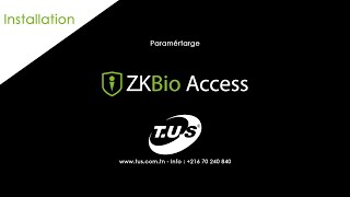 Installation  Paramétrage ZKBio Access IVS 330 [upl. by Rew248]