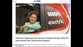 De premie voor de elektrische wagen komt er dan toch maar enkel maar voor 2024 [upl. by Inanaup708]