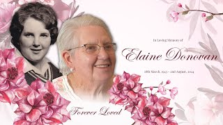 The Graveside Funeral Service of Elaine Donovan [upl. by Nirol]