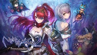 Love Song of War Midboss  Nights of Azure 2 Bride of the New Moon OST Extended  Kazuki Yanagawa [upl. by Dynah]