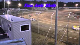 Heat 8 Bendigo Bank Grand Prix Latrobe Speedway 16115 [upl. by Yelekalb]