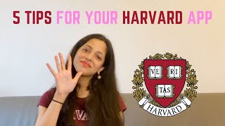 Tips for your Harvard application  other US colleges [upl. by Suoiluj]