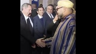 Le moment où Le Roi Mohammed VI a rigolé avec Gad Elmaleh [upl. by Oiram]