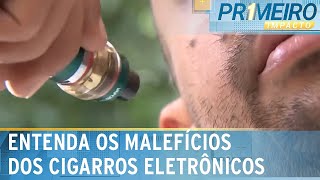 Dia Mundial sem Tabaco uso de cigarro eletrônico preocupa autoridades  Primeiro Impacto 310524 [upl. by Jolda]