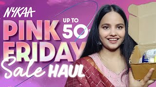 NYKAA Pink Friday Sale Haul 2023 [upl. by Anitsrihc]