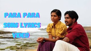 Para Para song lyrics video  Neerparavai  NRRaghunathan  GVPrakash [upl. by Utimer]