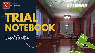 Judge order you to create a trial notebook [upl. by Enilaf]