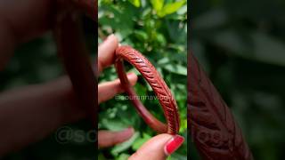 আজ প্রথমবার বানালাম মাটির চুরি art clay jewellery shorts trending minivlog [upl. by Engedi809]