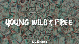 Wiz Khalifa  Young Wild amp Free lyric video [upl. by Decker961]