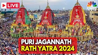 Jagannath Rath Yatra 2024 LIVE Odisha Celebrates 2day Festival in Puri  Rath Yatra LIVE  N18L [upl. by Thadeus96]