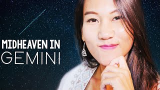 GEMINI MIDHEAVEN  🗨The Social Networker📱  Midheaven in Gemini [upl. by Weitman]