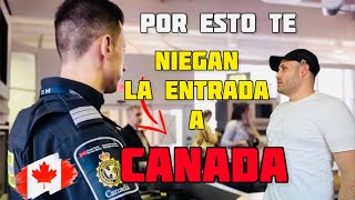 COMO EVITAR QUE TE NIEGUEN LA ENTRADA A CANADA COMO TURISTA [upl. by Oakes]