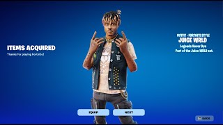 How To Get Juice WRLD Skin NOW FREE In Fortnite Release Date [upl. by Nolrak740]