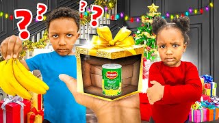 Surprising Our Kids With BAD Christmas Presents Prank  The Empire Family [upl. by Aihsal247]