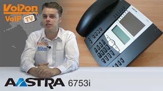 Aastra 6753i VoIP Phone Video Review  Unboxing [upl. by Otxis]